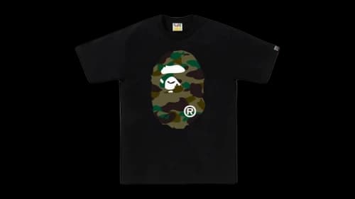BAPE 1st Camo Big Ape Head Tee (SS26) Black/Green