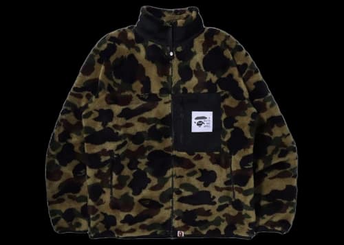 BAPE 1st Camo Boa Jacket (FW21) Green