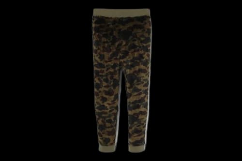 BAPE 1st Camo Boa Pants Green