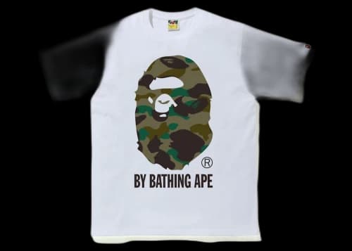 BAPE 1st Camo By Bathing Ape Tee (FW21) White/Green