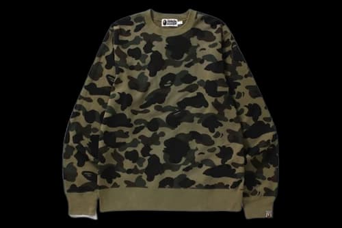 BAPE 1st Camo Crew Neck Green