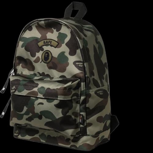 BAPE 1st Camo Day Pack Green