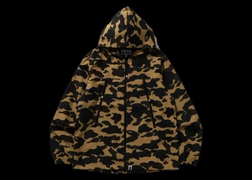 BAPE 1st Camo Hoodie Jacket (FW23) Yellow