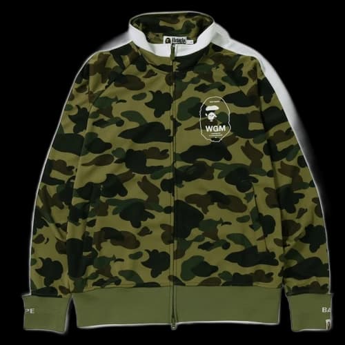 BAPE 1st Camo Line Jersey Top Green