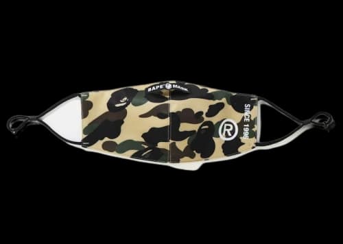 BAPE 1st Camo Mask (SS21) Yellow