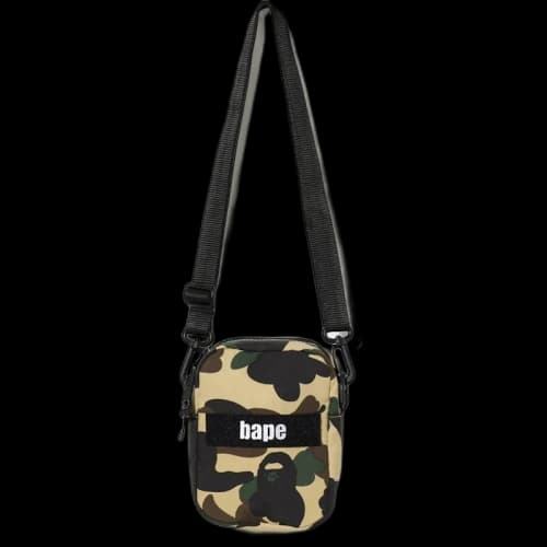 BAPE 1st Camo Military Shoulder Bag Yellow