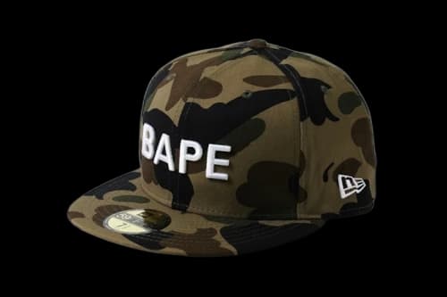 BAPE 1st Camo New Era Cap Green