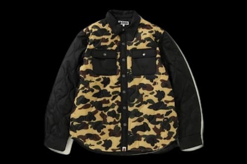 BAPE 1st Camo Quilting Jacket Yellow