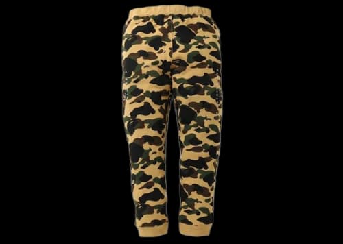 BAPE 1st Camo Sweatpants (SS21) Yellow