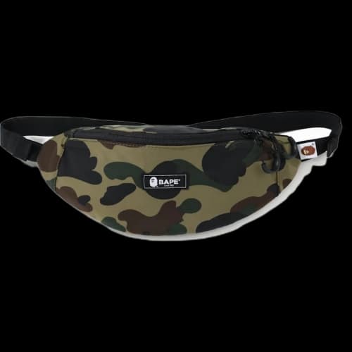 BAPE 1st Camo Waist Bag Green