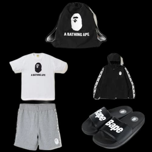 BAPE 2018 Summer Bag (Whole Set) White/Black/Grey