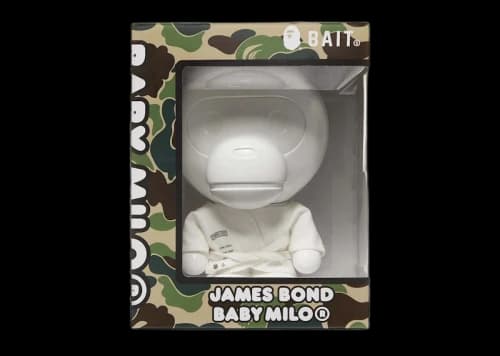 BAPE A Bathing Ape Baby Milo Artists Collection - James Bond 8" Figure