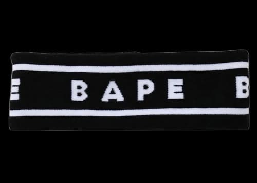 BAPE A Bathing Ape Headband Black