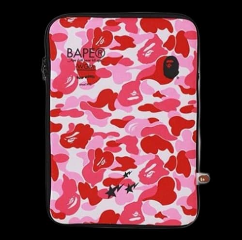 BAPE A Bathing Ape PC Case Pink/Black