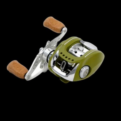 BAPE X Daiwa A Fishing Ape Zillion Baitcasting Reel with 1st Camo Pouch Green