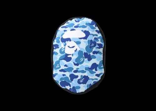 BAPE ABC Ape Head Cushion Blue