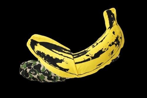 BAPE ABC Camo Andy Warhol Banana Cushion (Large) Green