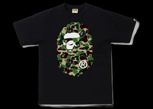 BAPE ABC Camo Big Ape Tee Black/Green
