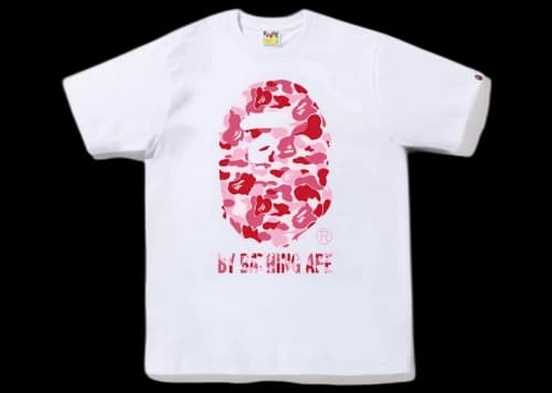 BAPE ABC Camo By Bathing Ape Tee White/Pink