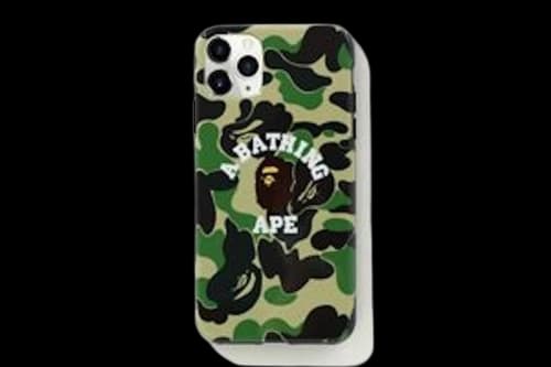 BAPE ABC Camo College iPhone 11 Pro Max Case Green