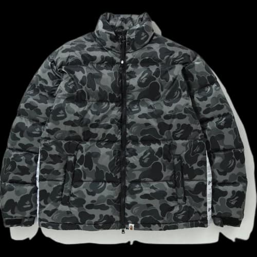 BAPE ABC Camo Down Jacket Black