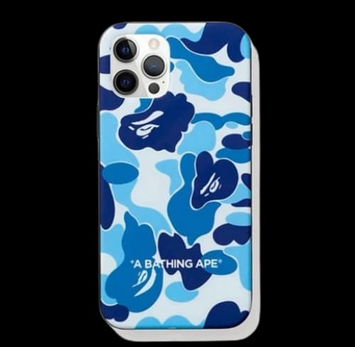 BAPE ABC Camo iPhone 12 PRO MAX Case Blue