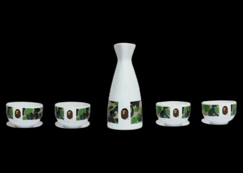 BAPE ABC Camo Sake Set Green