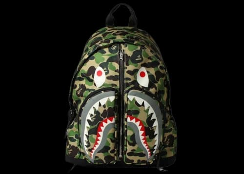 BAPE ABC Camo Shark Daypack Green