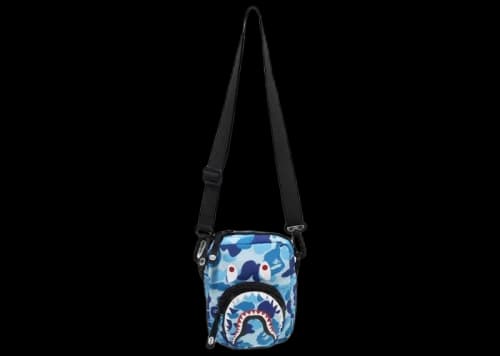BAPE ABC Camo Shark Mini Bag Blue