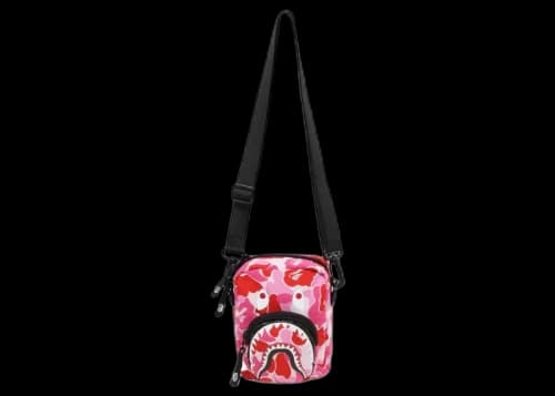 BAPE ABC Camo Shark Mini Bag Pink