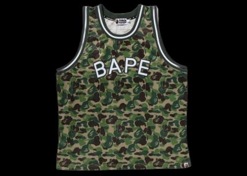 BAPE ABC Camo Tank Top Green