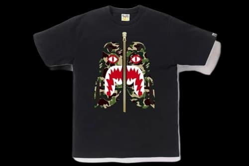 BAPE ABC Camo Tiger Tee Black/Green