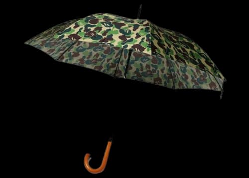 BAPE ABC Camo Umbrella Green