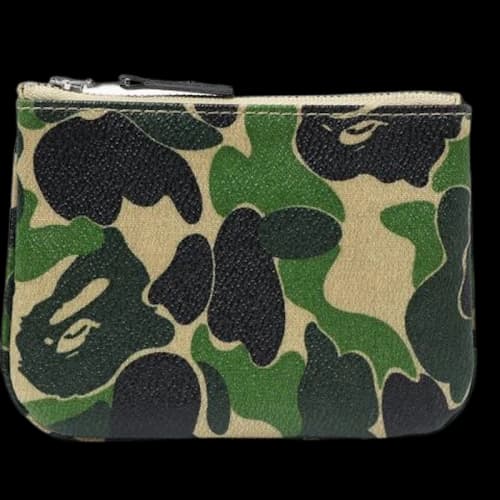 BAPE Abc Canvas Wallet (S) Green