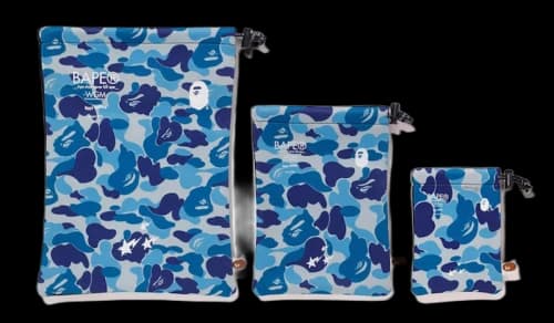 BAPE ABC Gadgets Pouch Set (SS18) Blue