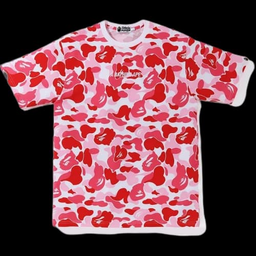 BAPE ABC Wide A Bathing Ape Tee Pink