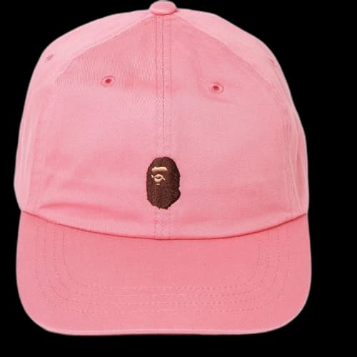 BAPE Ape Head Embroidery Panel Cap Pink