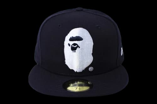 BAPE Ape Head New Era Cap Navy