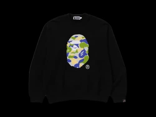 BAPE Ape Head New Jersey Store Exclusive Crewneck Black