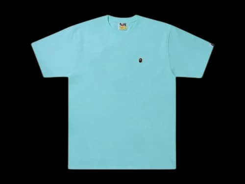 BAPE Ape Head One Point Tee Blue/Sax