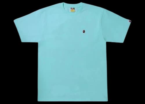 BAPE Ape Head One Point Tee Sax