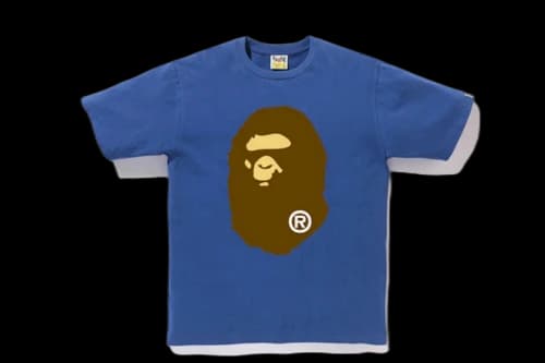 BAPE Ape Head Tee Blue