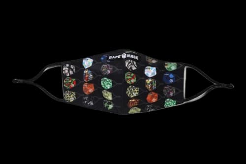 BAPE Archive Camo Pattern (Ladies) Mask Black Multi