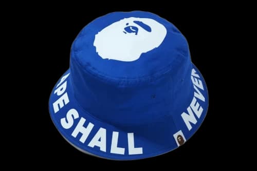 BAPE ASNKA Bucket Hat Blue