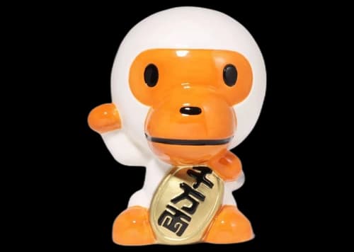 BAPE Baby Milo Manekisaru Figure White