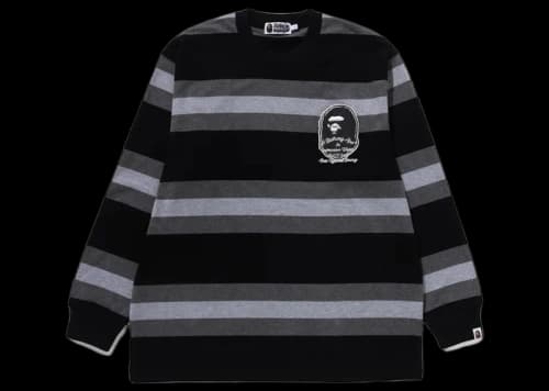 BAPE Badge Hoop L/S Tee Black