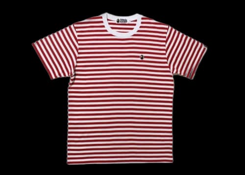 BAPE Big College Hoop Tee Red
