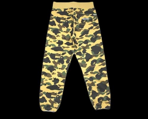 BAPE Windstopper 1st Camo Slim Sweatpants Yellow