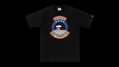 BAPE Bapempire Logo Tee Black