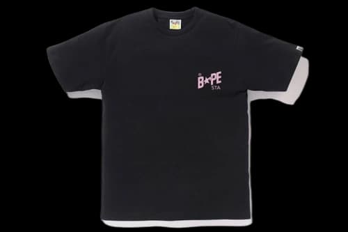 BAPE Bapesta Color Tee Black/Pink